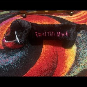 Cute I ❤️ you dog stuff animal.